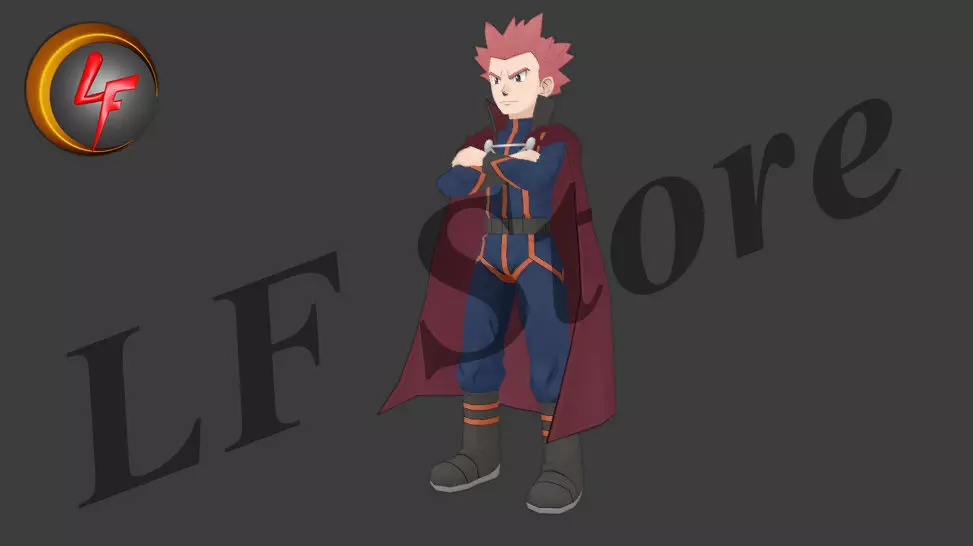 Pokemon Lance 3D model_0