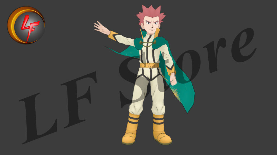 Pokemon Lance 3D model_1
