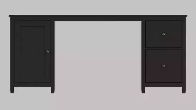 Contemporary Wood Desk