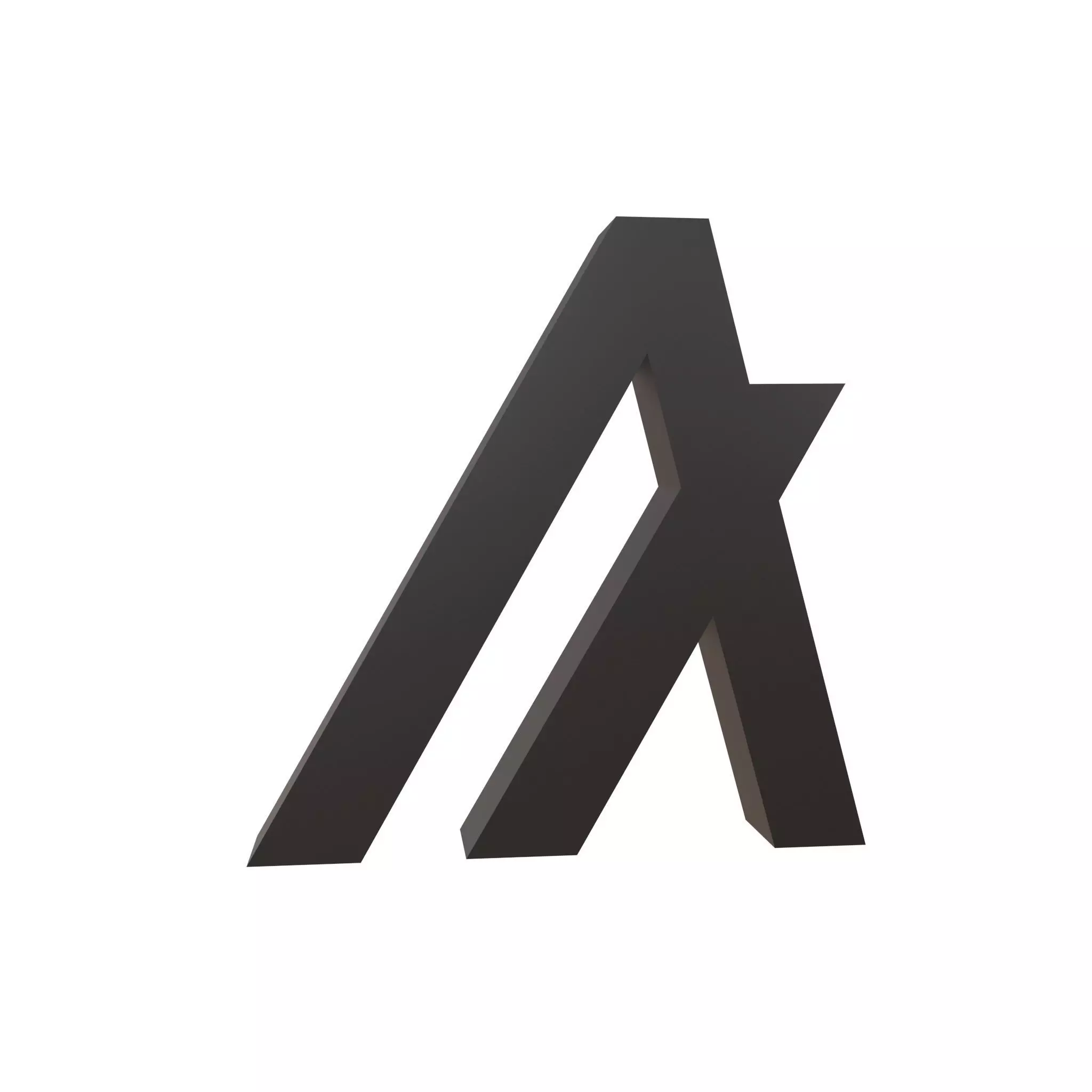 Algorand Coin v1 001 Low-poly 3D model_0