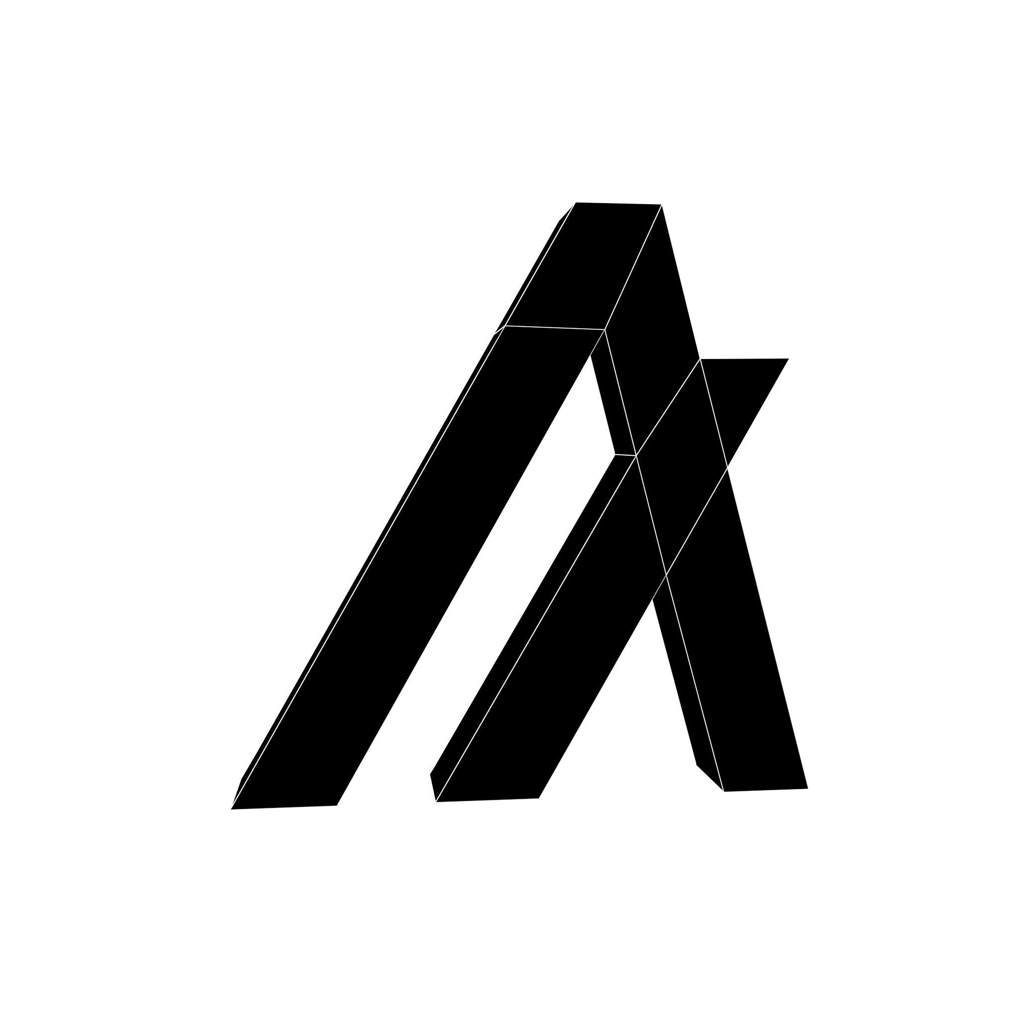 Algorand Coin v1 001 Low-poly 3D model_7