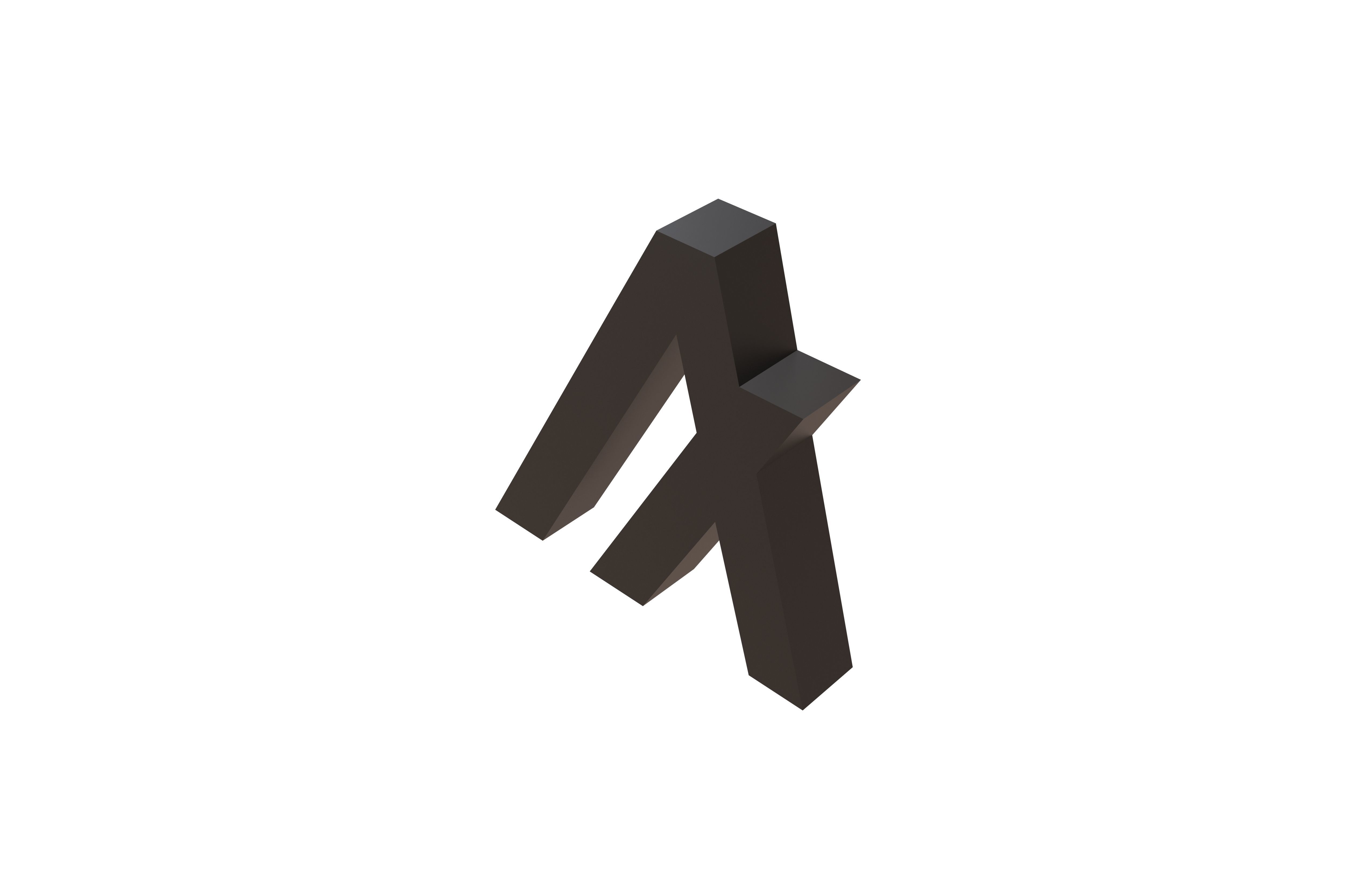 Algorand Coin v1 001 Low-poly 3D model_3