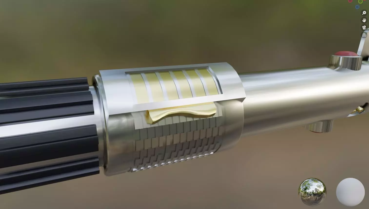 Anakin Lightsaber 3D model_0