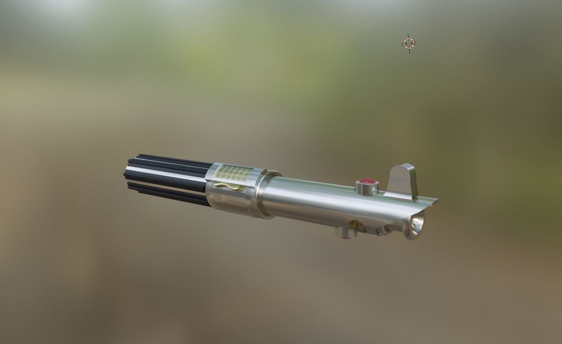 Anakin Lightsaber 3D model_2