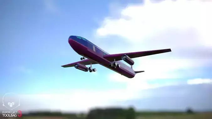 airplane flying in sky