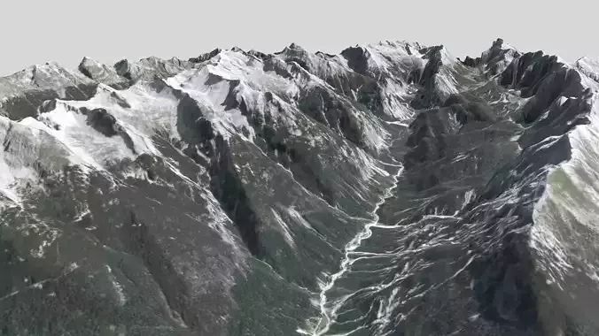 Mountain landscape Naturpark Karwendel Austria