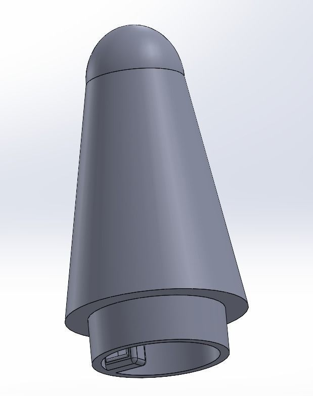 Rocket 3D print model_4