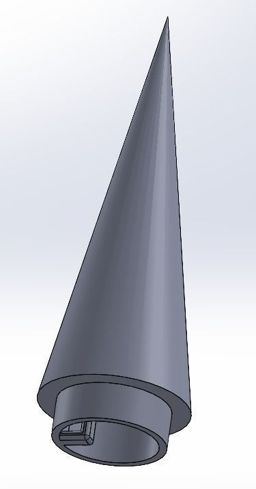 Rocket 3D print model_2