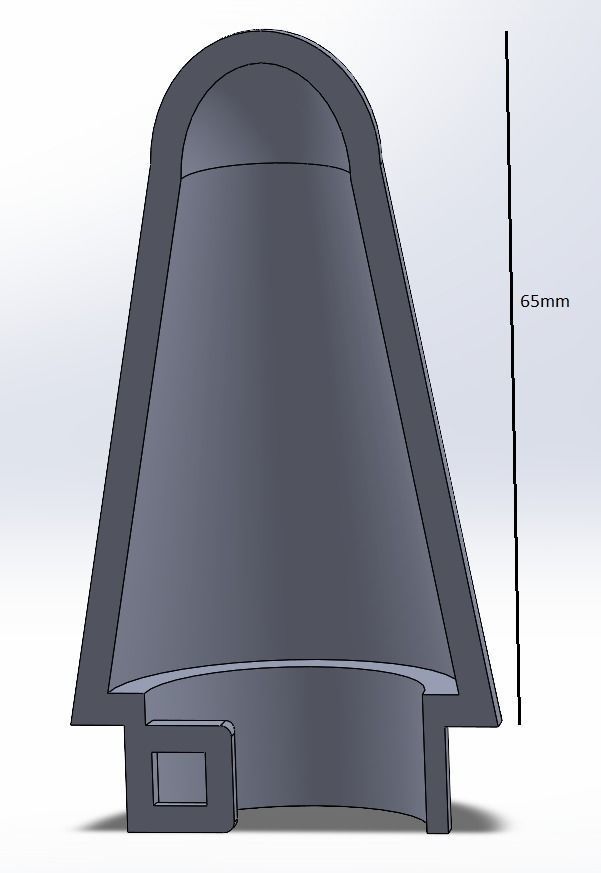 Rocket 3D print model_5