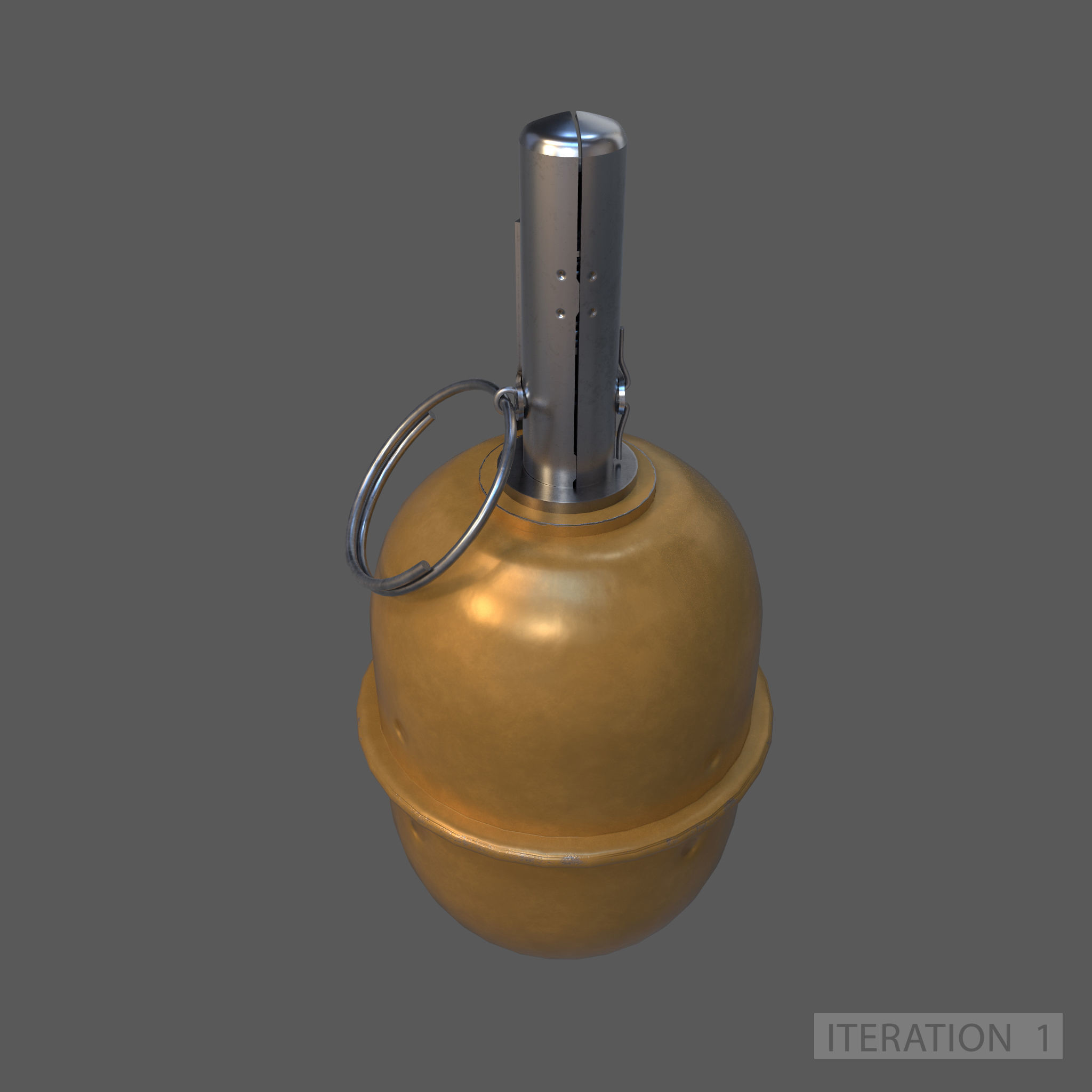 RGD-5 grenade Low-poly 3D model_6