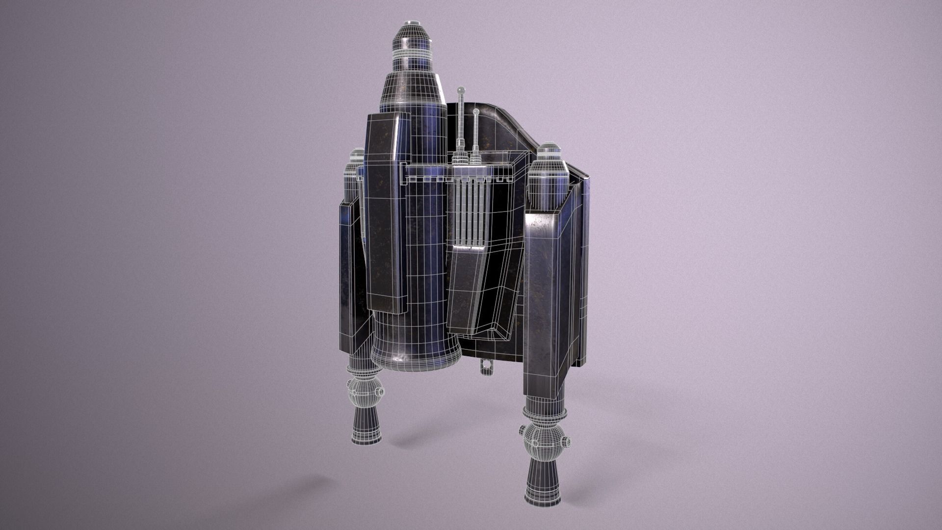 Space Jetpack 3D model_2