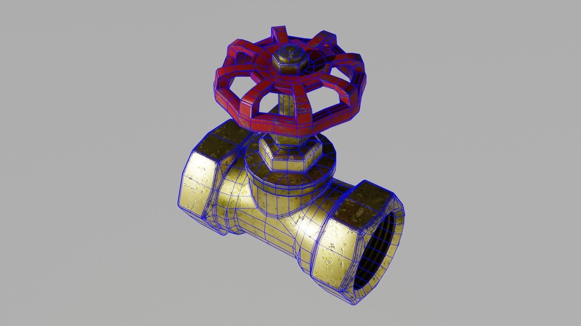 Valve Texture Less Bronze valve free VR / AR / low-poly 3D model | CGTrader