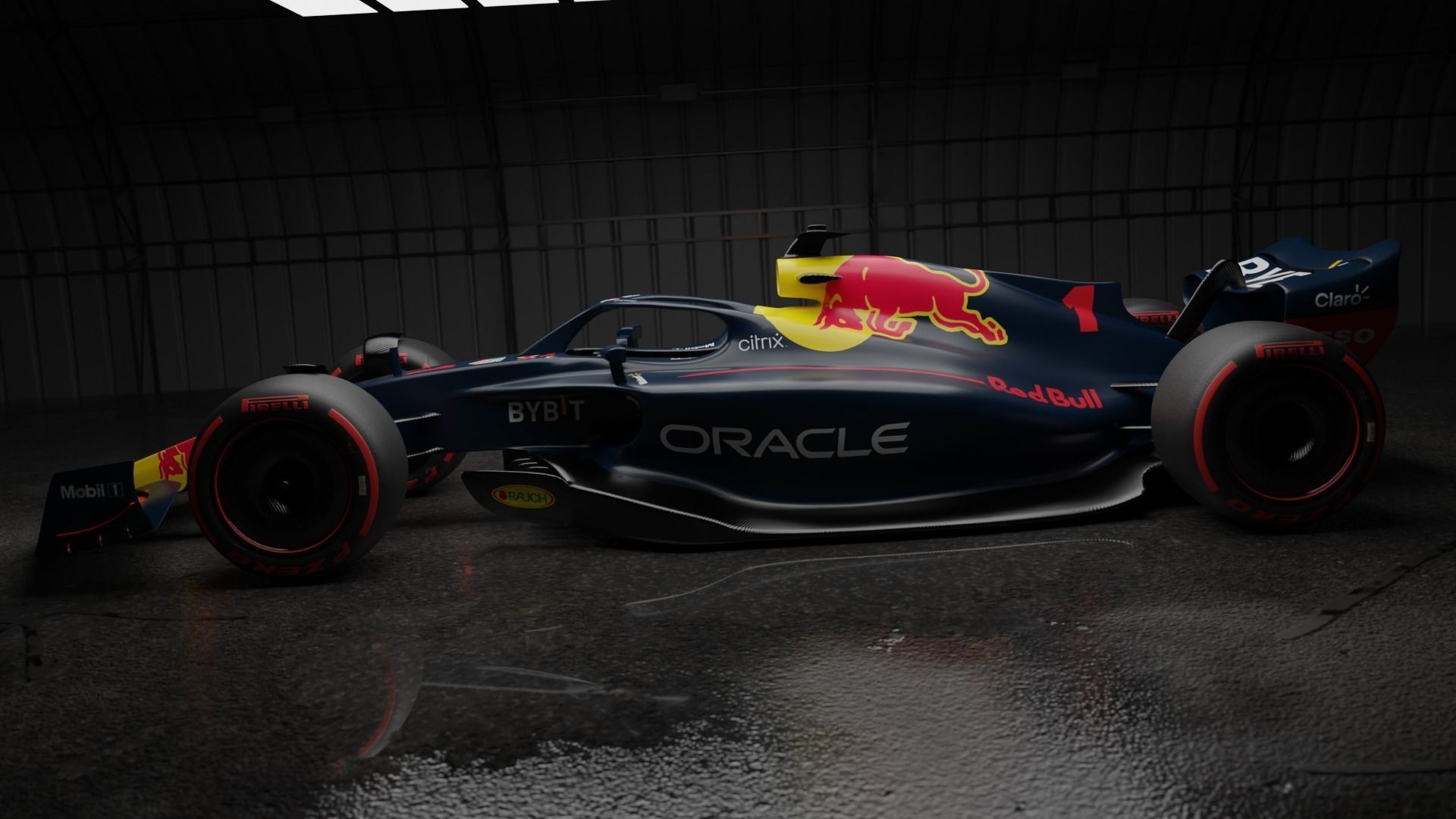 RedBull Formula 1 Car 3D model 3D model_7