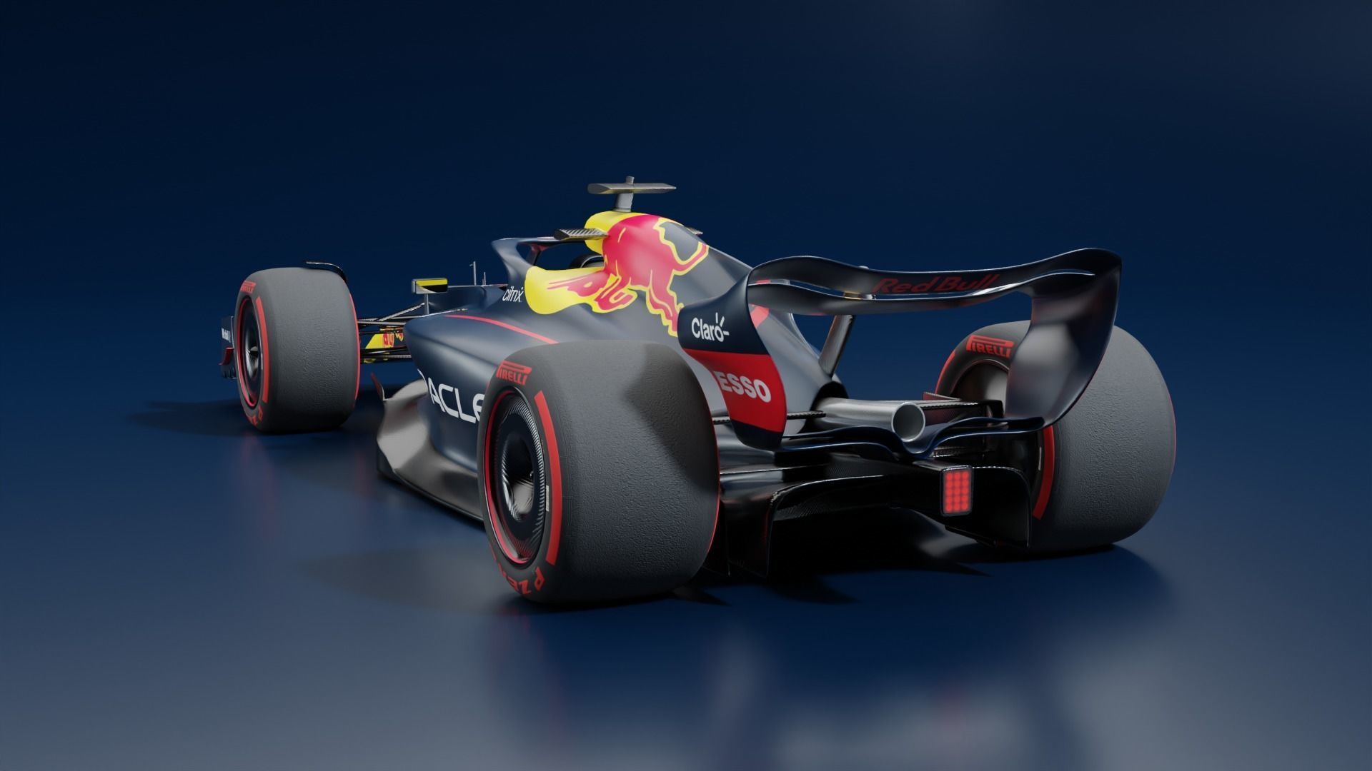 RedBull Formula 1 Car 3D model 3D model_4
