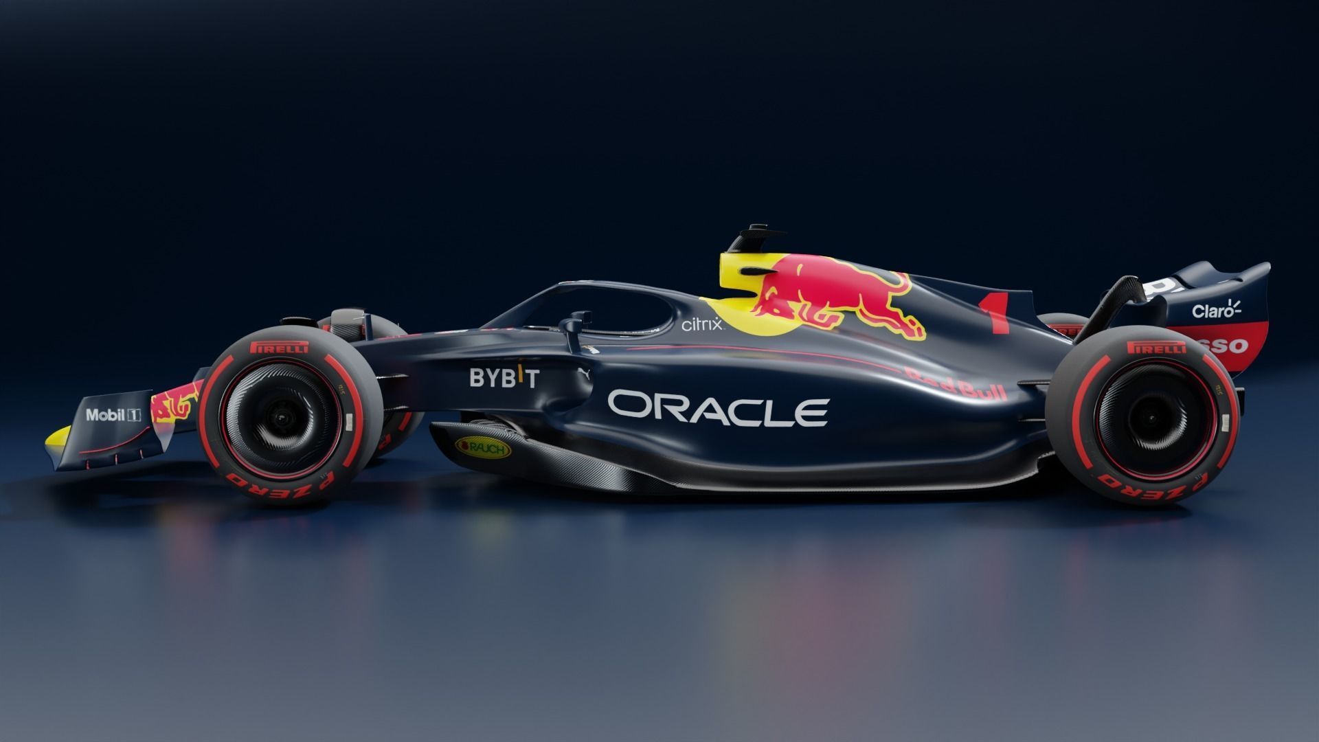 RedBull Formula 1 Car 3D model 3D model_2