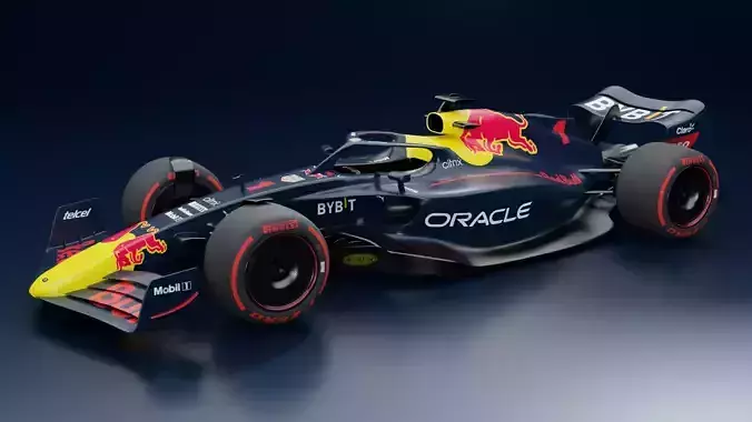 RedBull Formula 1 Car 3D model 3D model