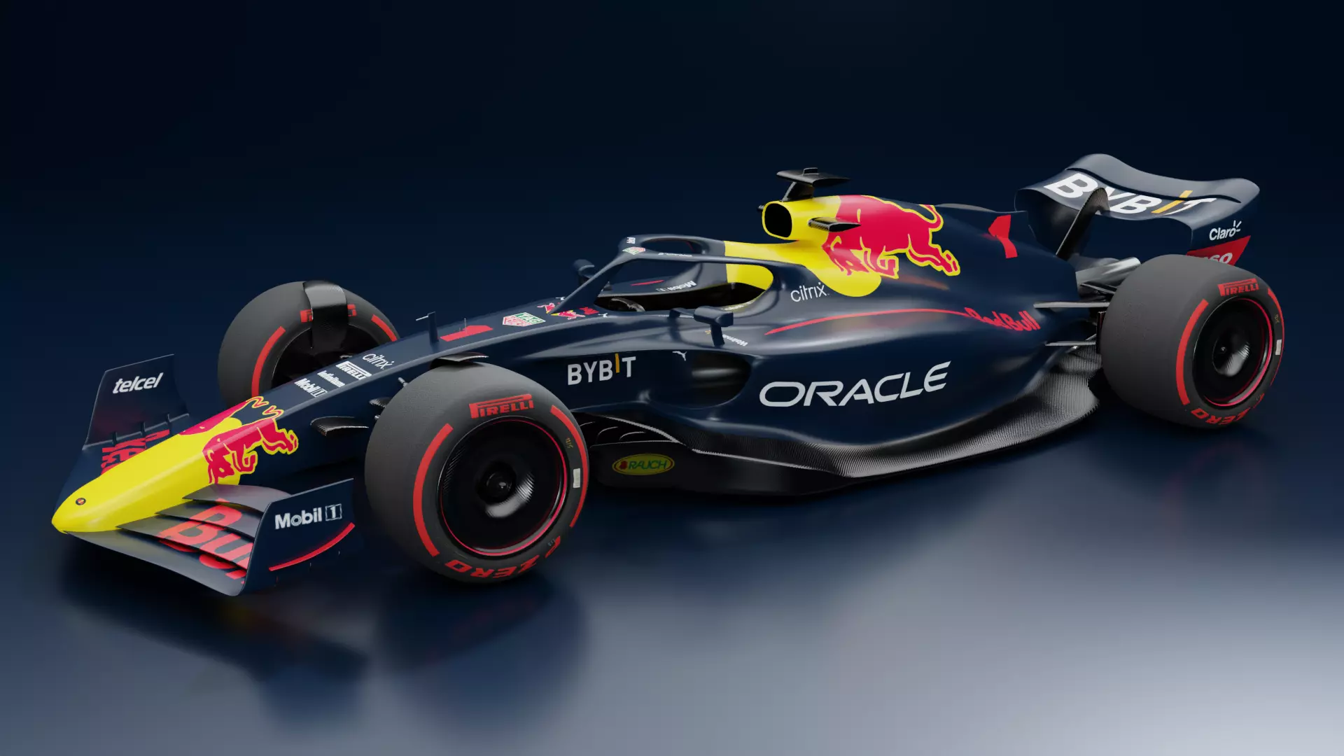 RedBull Formula 1 Car 3D model 3D model_0