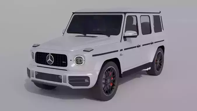 Mercedes-Benz G63 AMG Low-poly 3D model