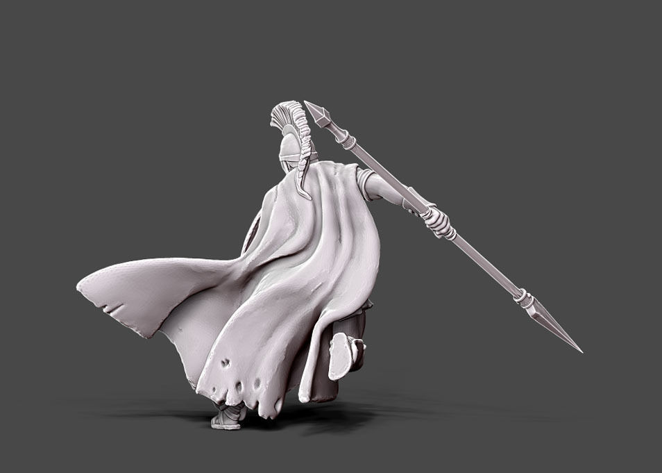Spartan - Horace - 35mm scale 3D print model_3