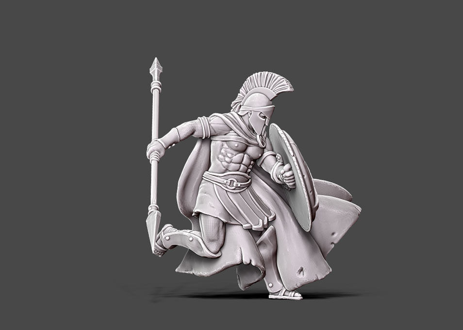 Spartan - Horace - 35mm scale 3D print model_5