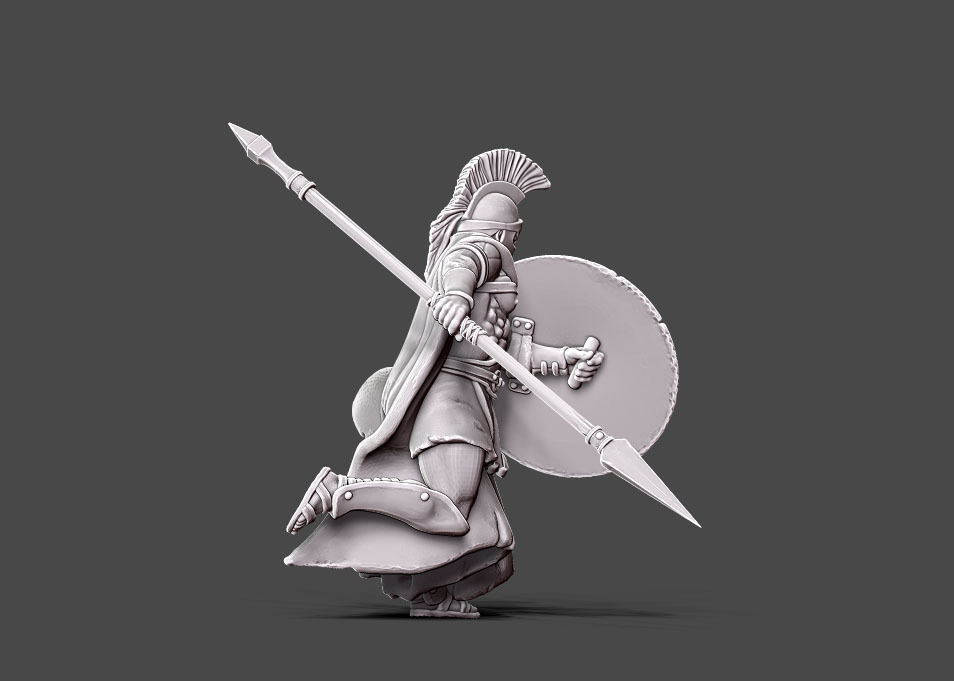 Spartan - Horace - 35mm scale 3D print model_4