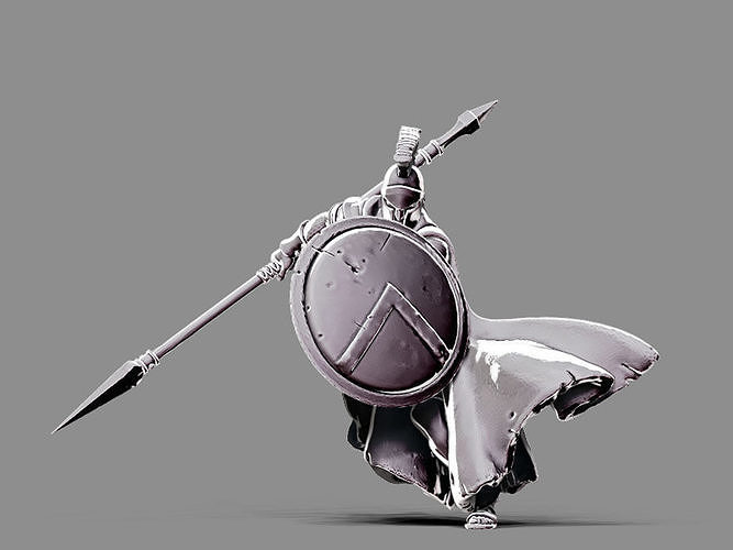 Spartan - Horace - 35mm scale 3D print model