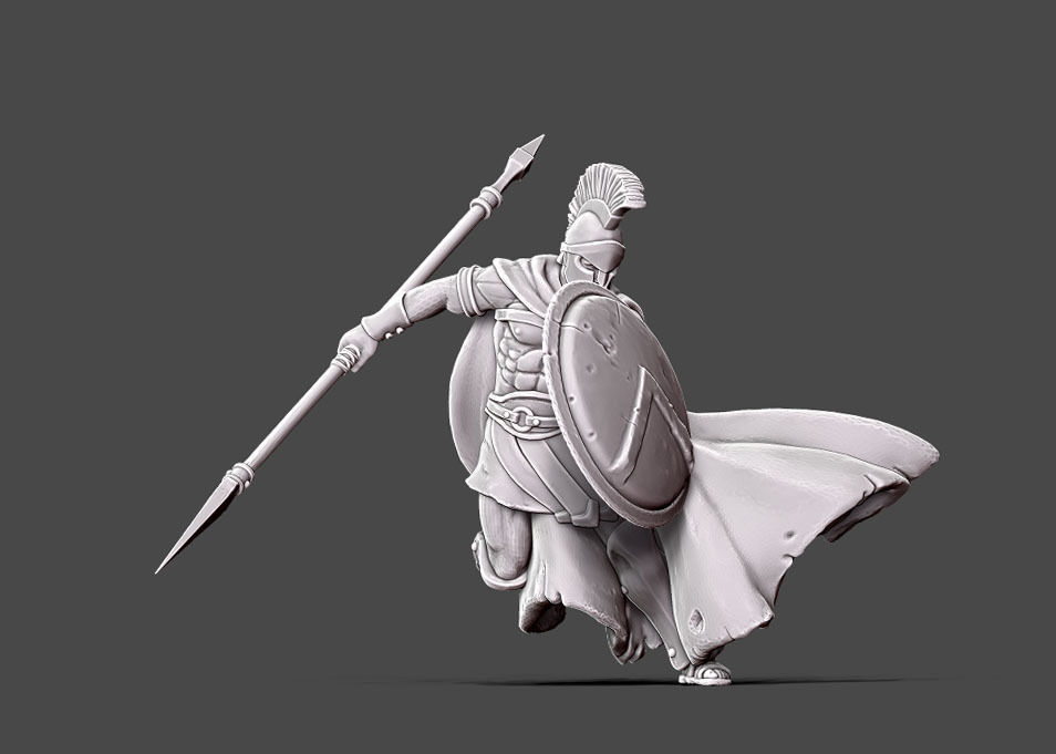 Spartan - Horace - 35mm scale 3D print model_6