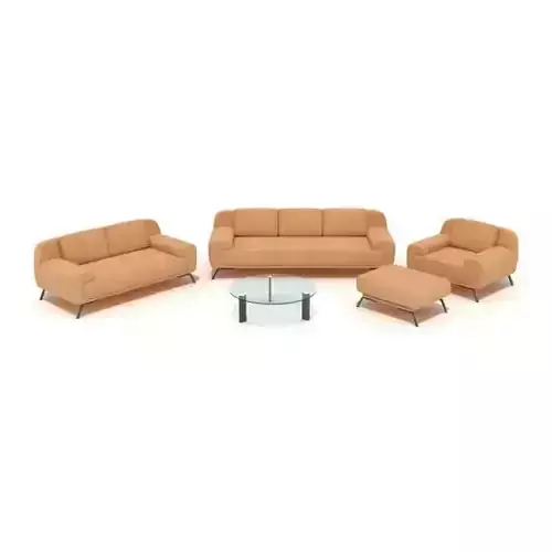 Orange Couch Set