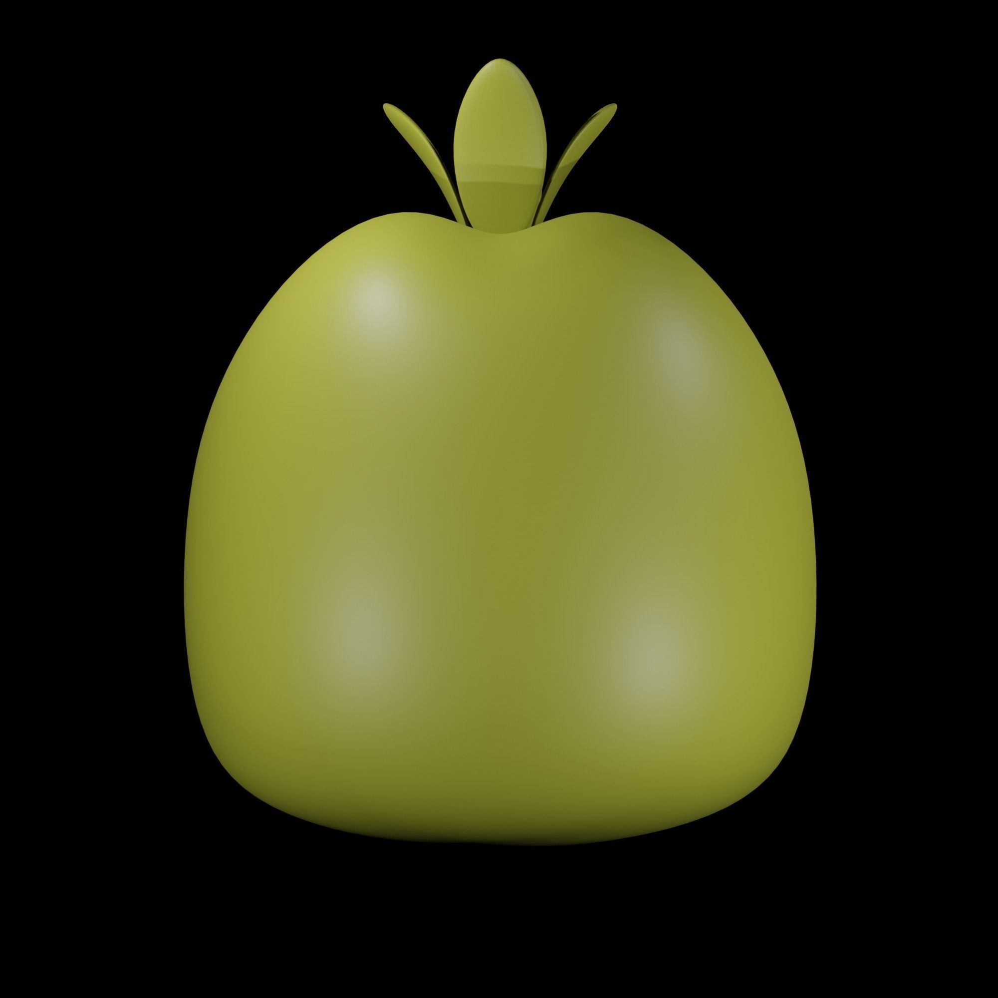 Chica Head 3D print model_1