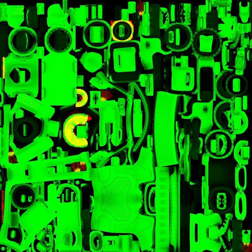 Dewalt Screwdriver Low-poly 3D model_9