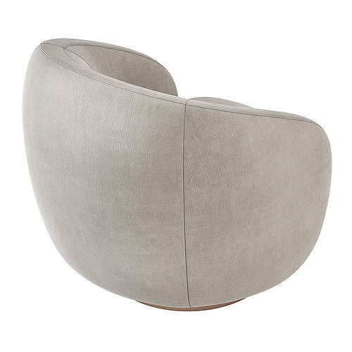 Kelly Wearstler Wetherly Swivel 3D model 6