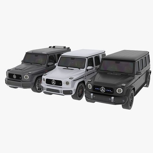 Mercedes-Benz G63 Pack 3D Model Collection