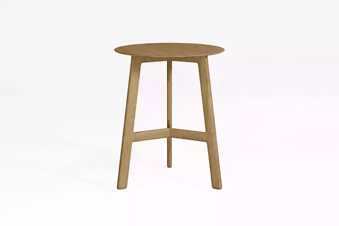 Small Wooden Table 3D model