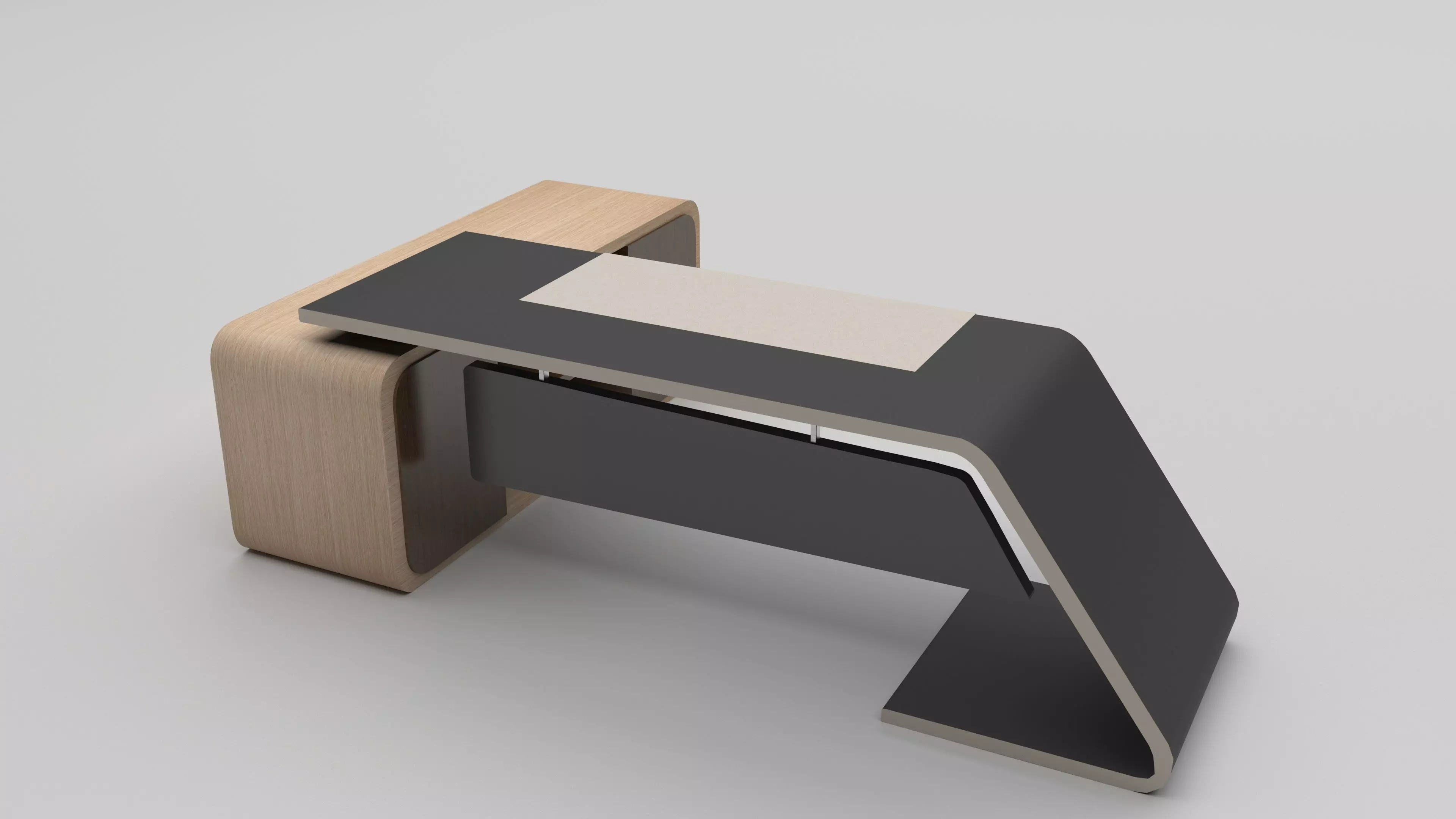 EXECUTIVE TABLE 09 3D model