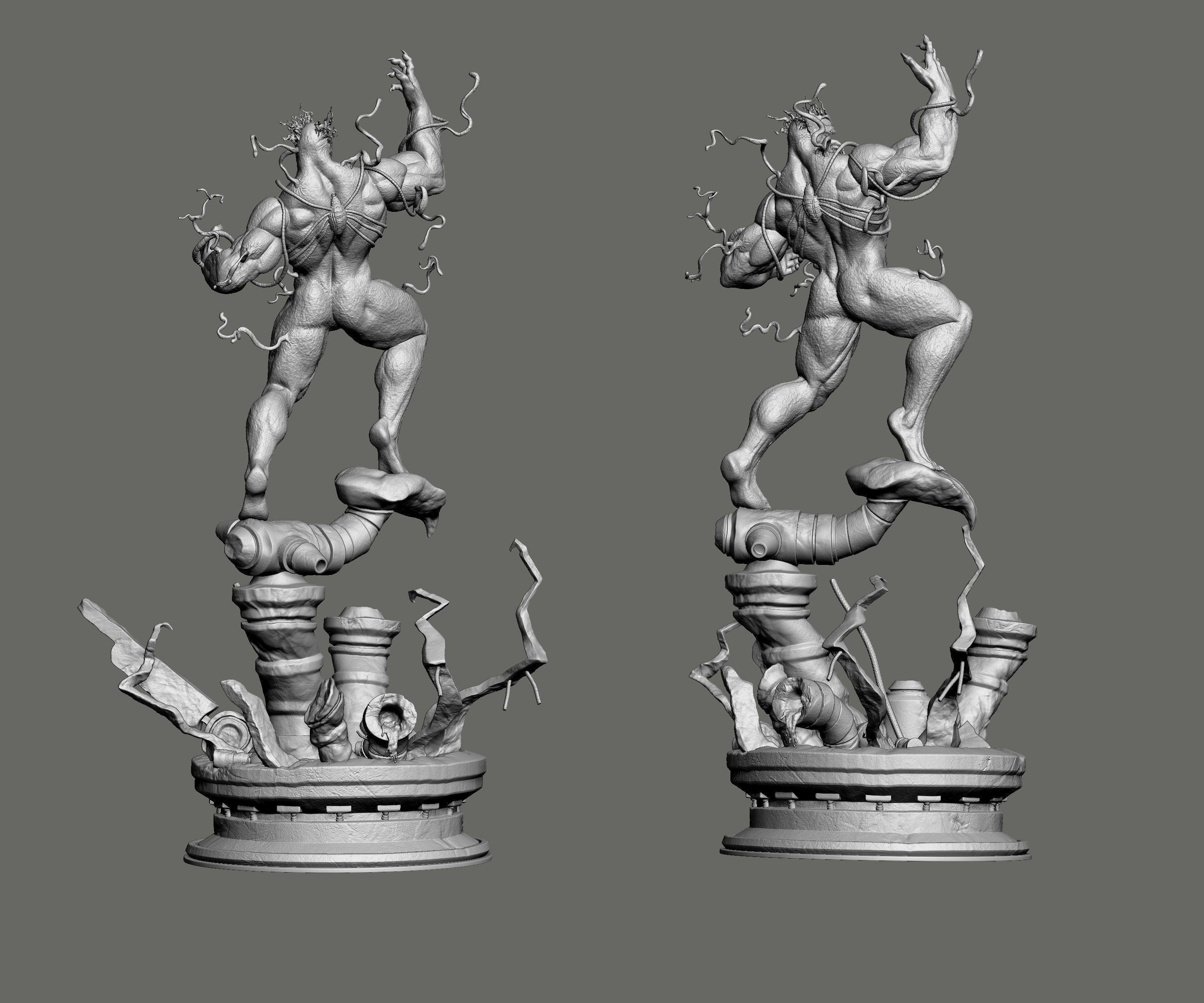 Venom 2099 - 3D Statue 3D print model_14