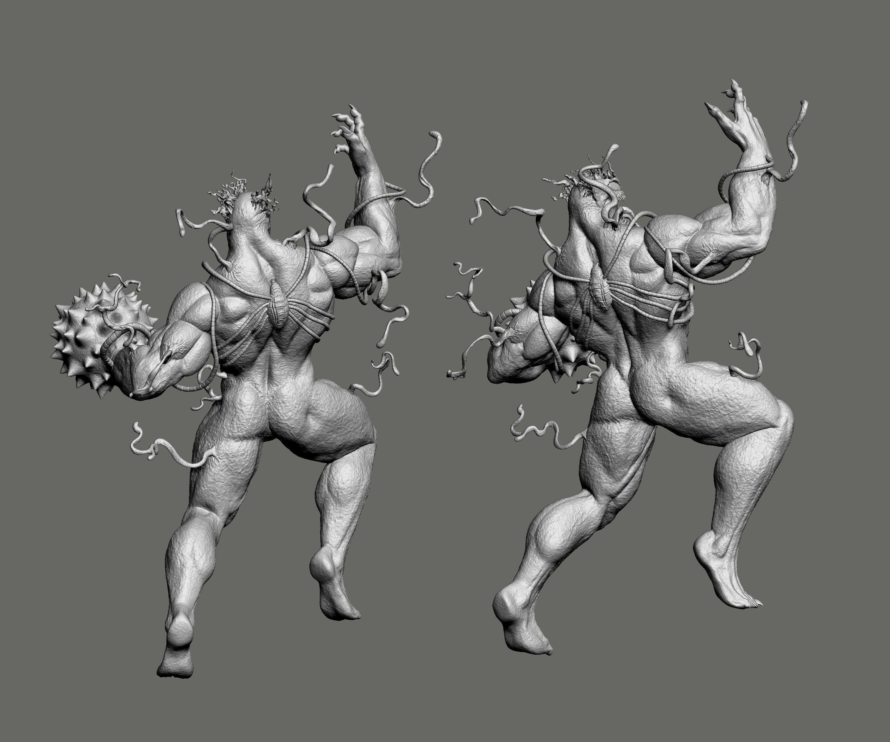 Venom 2099 - 3D Statue 3D print model_16