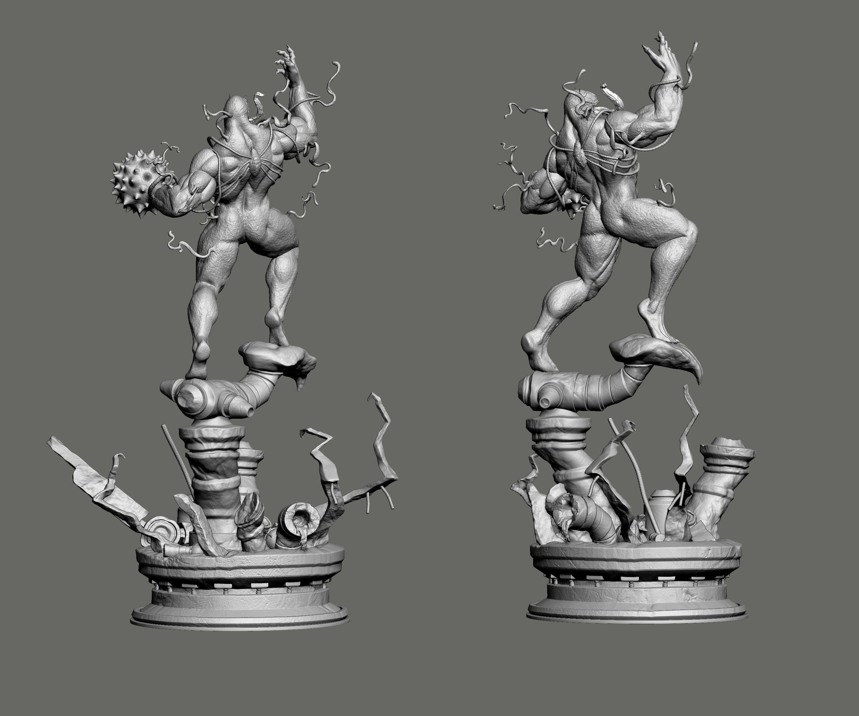 Venom 2099 - 3D Statue 3D print model_12