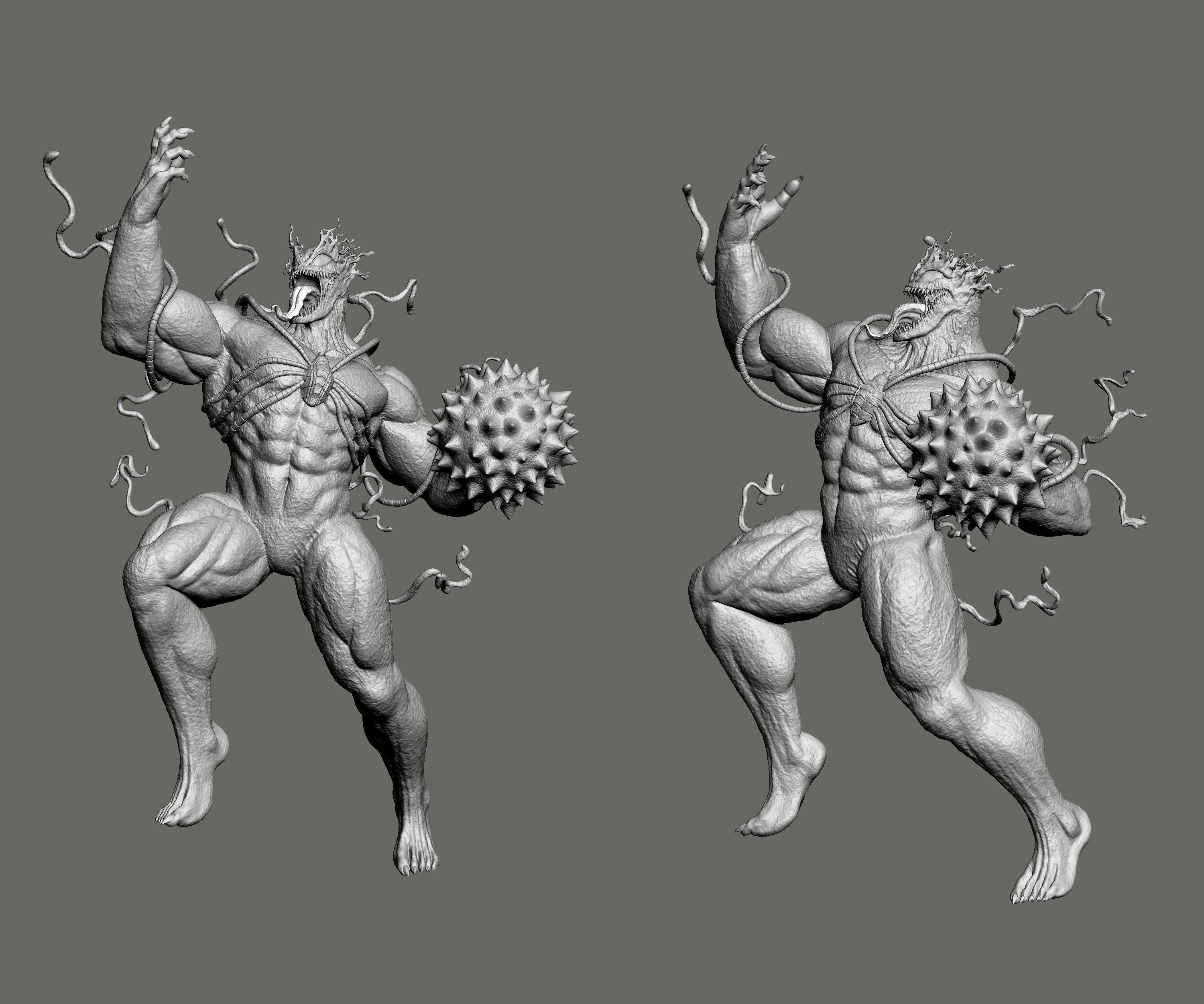 Venom 2099 - 3D Statue 3D print model_15