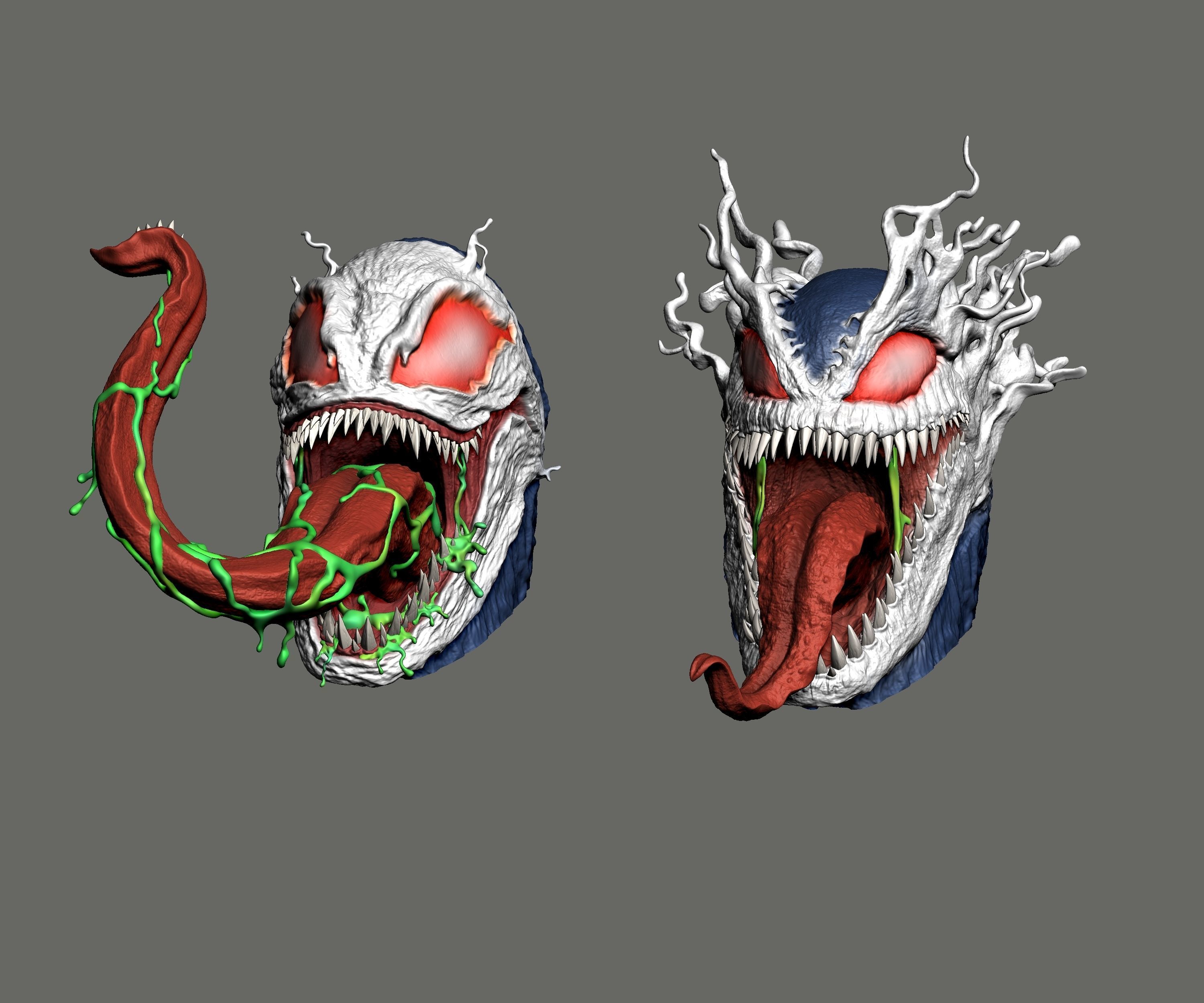 Venom 2099 - 3D Statue 3D print model_9