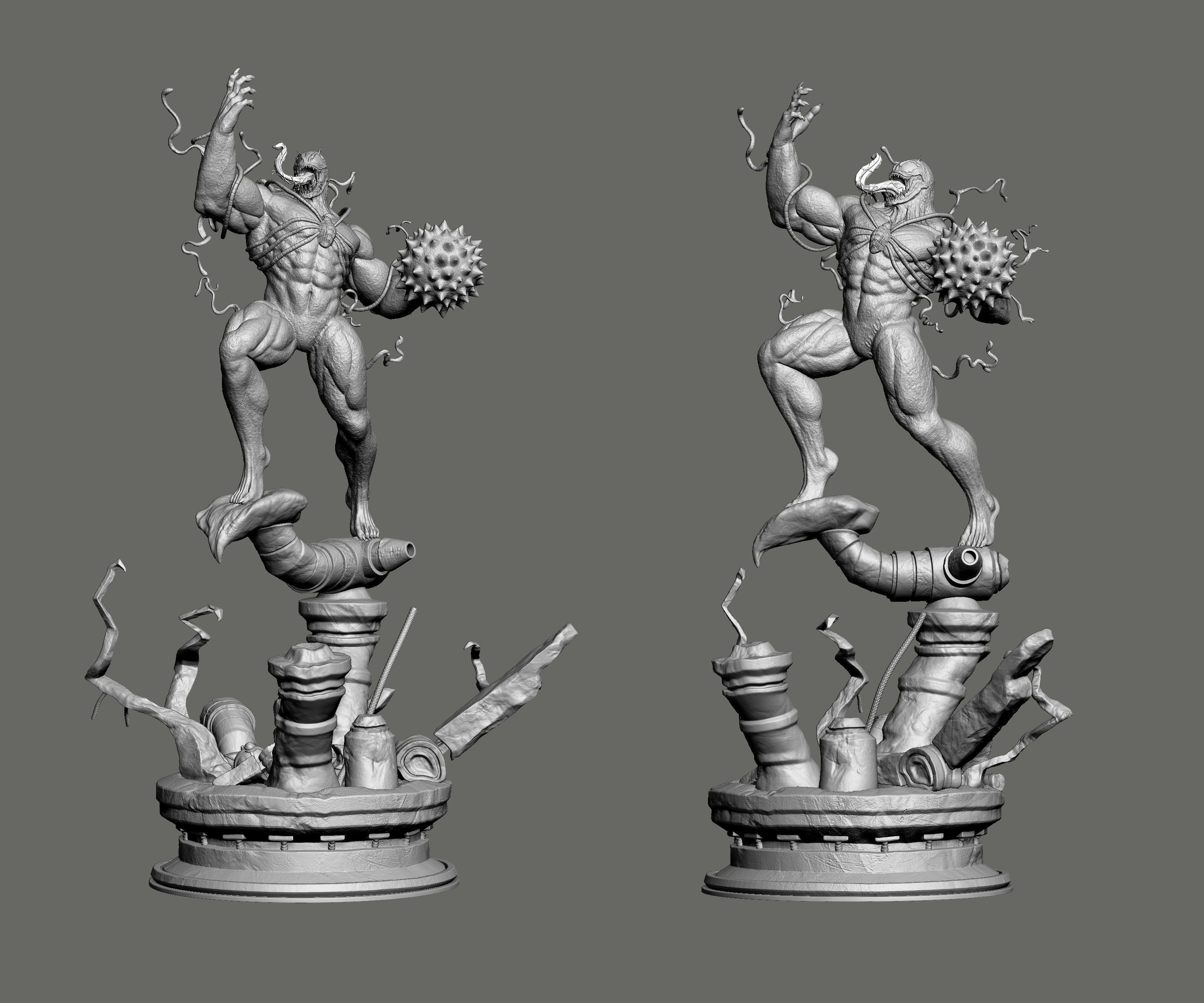 Venom 2099 - 3D Statue 3D print model_11