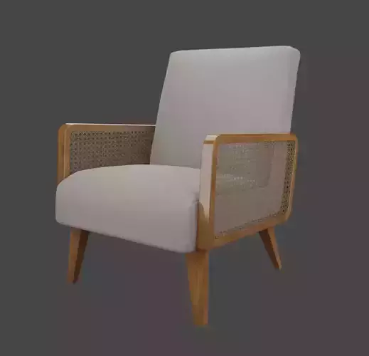 Wooden armchair