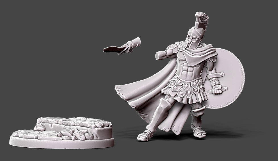 spartan - Thales - 35 mm scale 3D print model_9