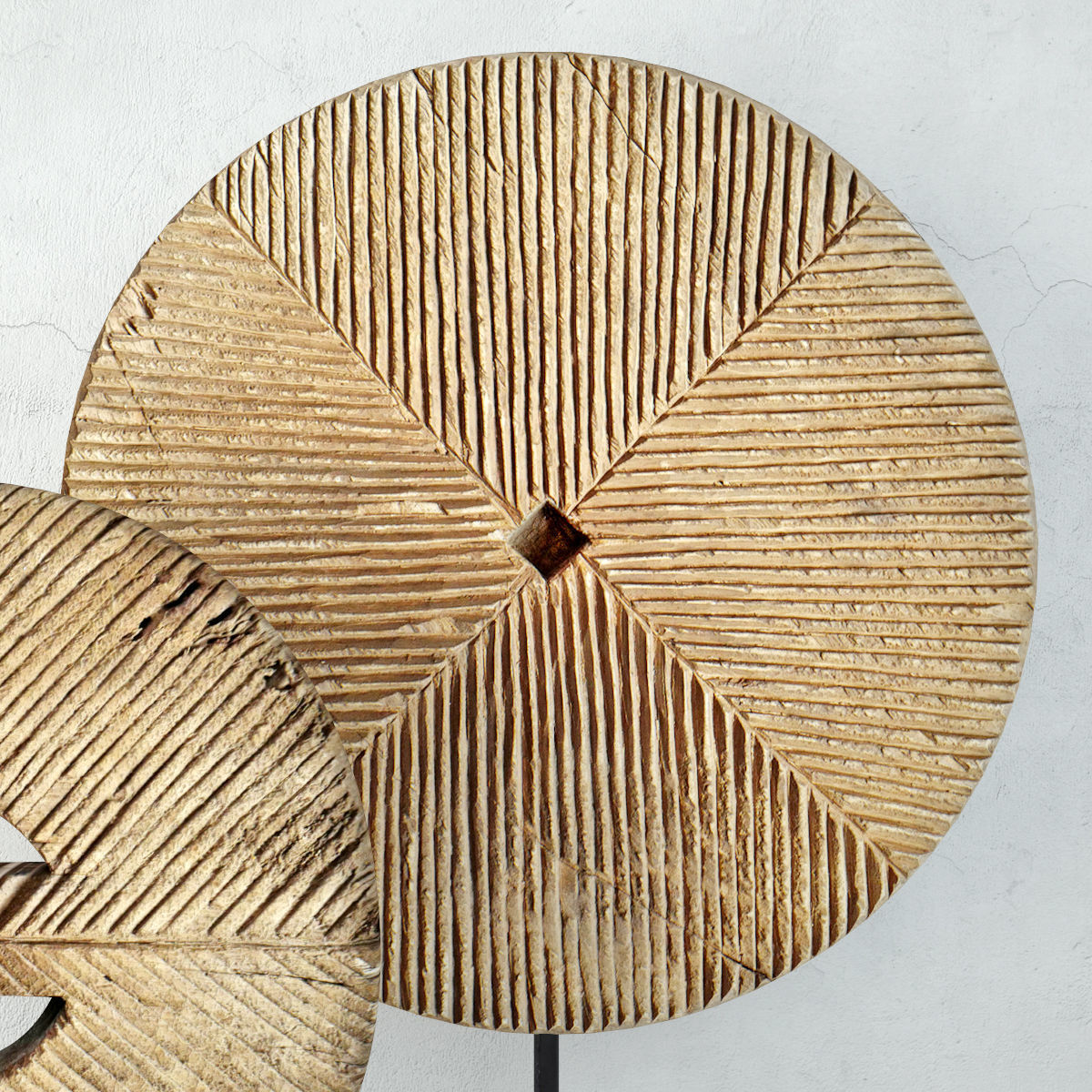 Old Wood Wheels 3D model_5