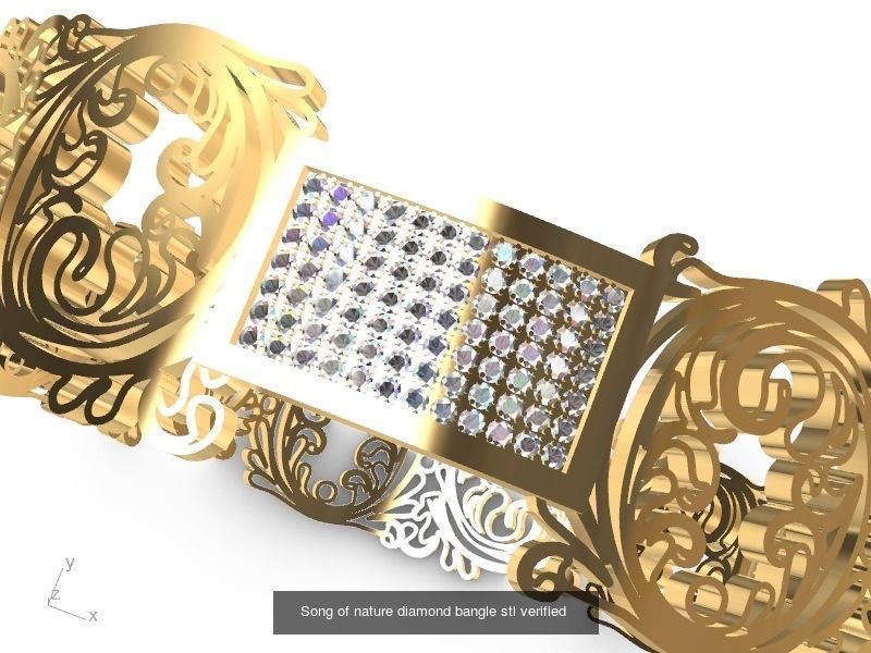 Rings necklaces all things jewellery stl verified  3D Model Collection_96