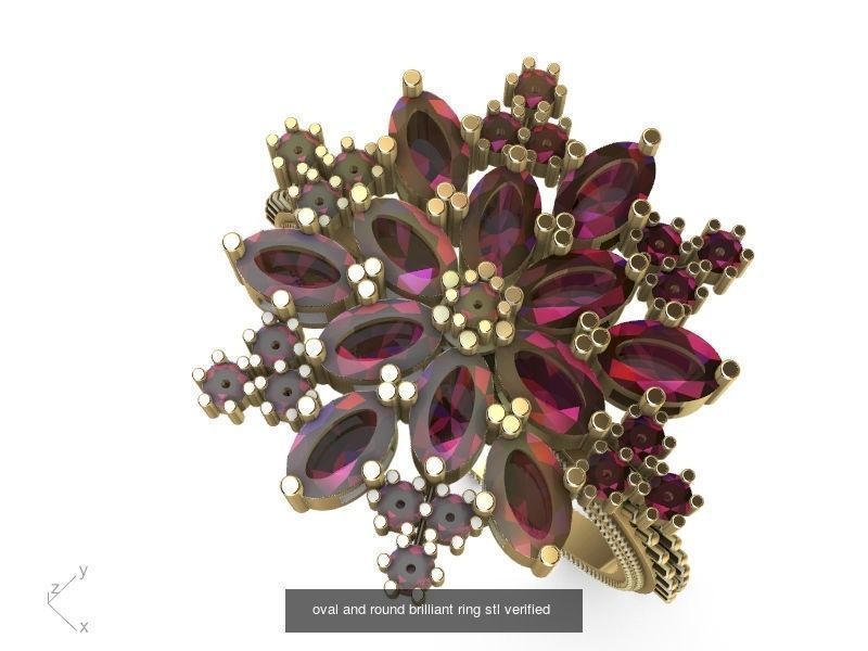 Rings necklaces all things jewellery stl verified  3D Model Collection_91