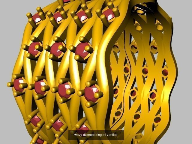 Rings necklaces all things jewellery stl verified  3D Model Collection_67