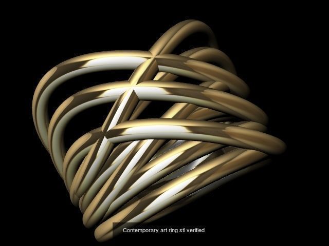 Rings necklaces all things jewellery stl verified  3D Model Collection_71