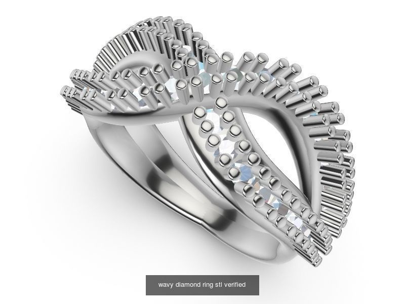 Rings necklaces all things jewellery stl verified  3D Model Collection_47