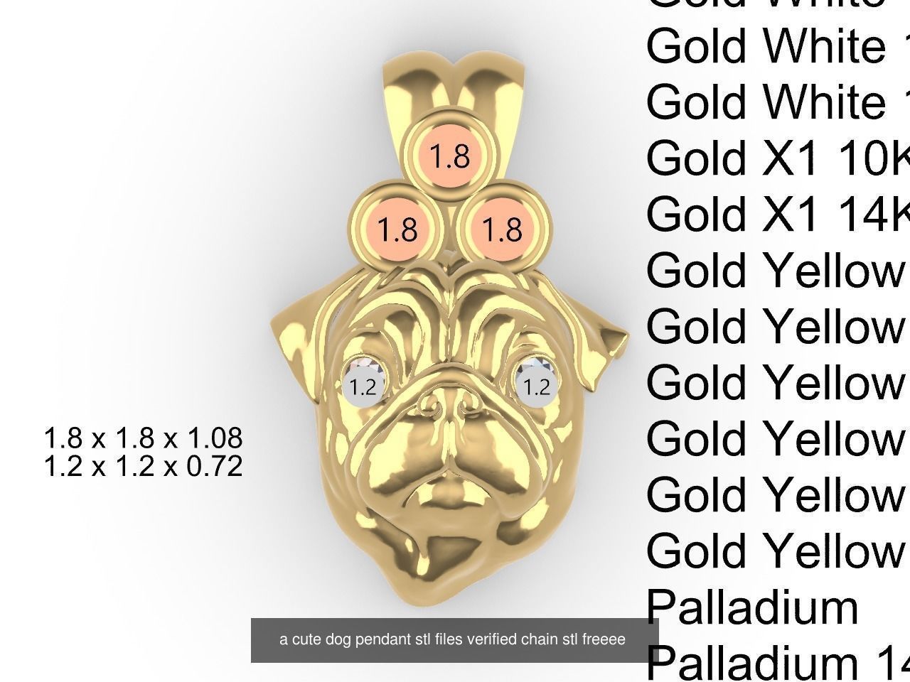 Rings necklaces all things jewellery stl verified  3D Model Collection_37