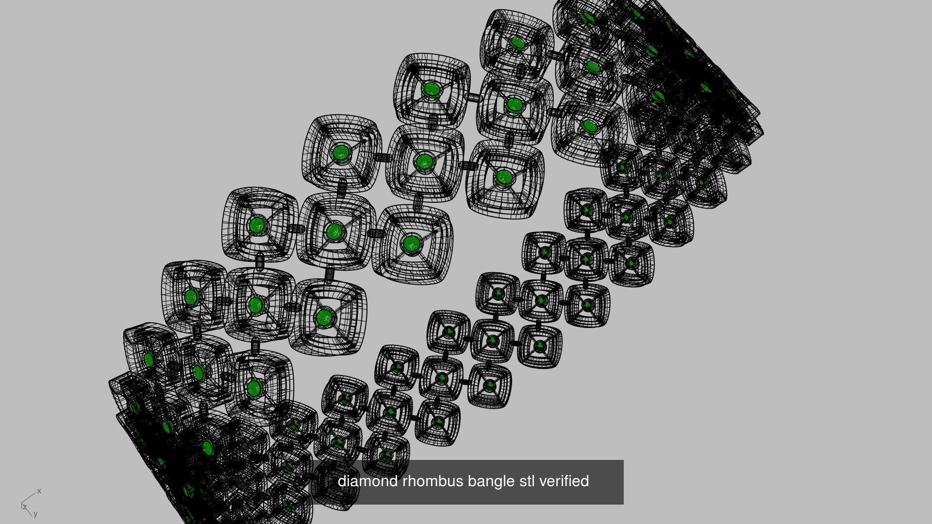 Rings necklaces all things jewellery stl verified  3D Model Collection_119